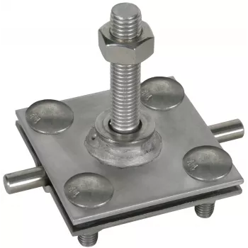 DEHN liitäntäpuristin V4A pyöreä 7-10 mm / litteä 30-40 mm 478149