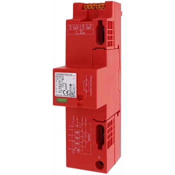 DEHN DSH ZP B2 LSG TT 255 tyyppi 1+2 yhdistetty ylijännitesuoja 4-napainen 255V 909731