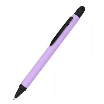 ONLINE SCHREIBGERÄTE alumiininen kuulakärkikynä styluksella, violetti, sininen muste (32120/3D)