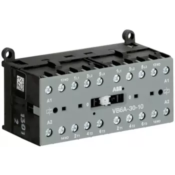 ABB Wendeschütz VB6A-30-10 220-240VAC 3-napainen 1NO 9A 4kW GJL1211911R8100