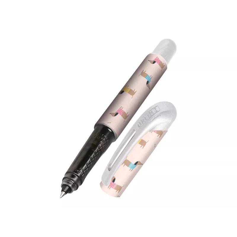 ONLINE Rollerball College Dackel kynä, sininen muste, 0,7 mm 12647/3D