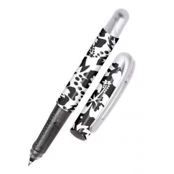ONLINE Rollerball College Flowers kynä, 0,7 mm, sininen muste 12657/3D