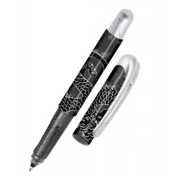 ONLINE College Rollerball Pen Black Dragon 0,7 mm sininen muste 12664/3D