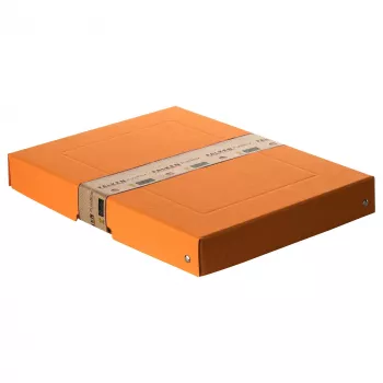 FALKEN PURE säilytyslaatikko 500 arkkia pastellioranssi 24,0 x 32,0 x 4,0 cm 22001832000F