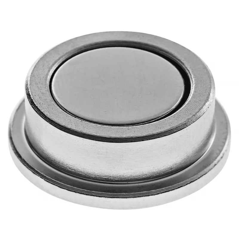 Magnetoplan Discofix forte neodyymilevymagneetti 25 x 9 mm, 12 kg pitovoima, hopea, 10 kpl (16630)