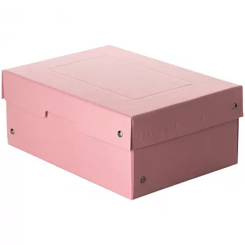 FALKEN PURE asiakirjasäilytyslaatikko 1250 arkkia pastelliroosa 18,0 x 25,0 x 10,0 cm, 1 kpl 22001896000F