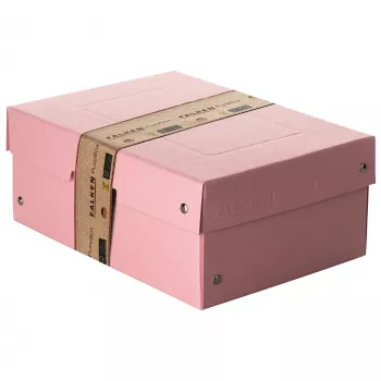 FALKEN PURE asiakirjasäilytyslaatikko 1250 arkkia pastelliroosa 18,0 x 25,0 x 10,0 cm, 1 kpl 22001896000F