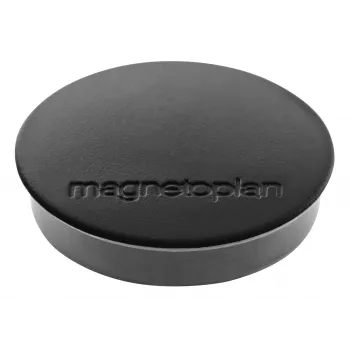 MAGNETOPLAN HOLTZ Discofix pyöreä magneetti vakiomalli musta, ferriittisydän, 0,7 kg pitovoima, 30 mm, 10 kpl:n pakkaus 1664212