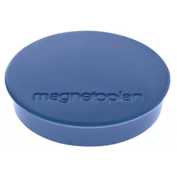 MAGNETOPLAN HOLTZ Discofix pyöreä magneetti vakiomalli, tummansininen, täysferriittisydän, 0,7 kg pitovoima, 10 kpl (1664214)