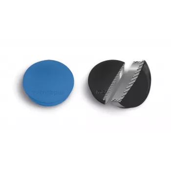 MAGNETOPLAN HOLTZ Discofix pyöreä magneetti vakiomalli, tummansininen, täysferriittisydän, 0,7 kg pitovoima, 10 kpl (1664214)