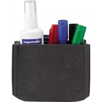 magnetoplan magnetoTray Medium harmaa huopakynänpidin, magneettinen, 100 % kierrätetystä PET-muovista 1227701