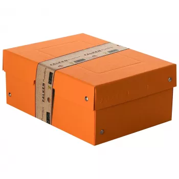 FALKEN PURE säilytyslaatikko 1250 arkkia pastellioranssi 18,0 x 25,0 x 10,0 cm, 1 kpl (22001848000F)