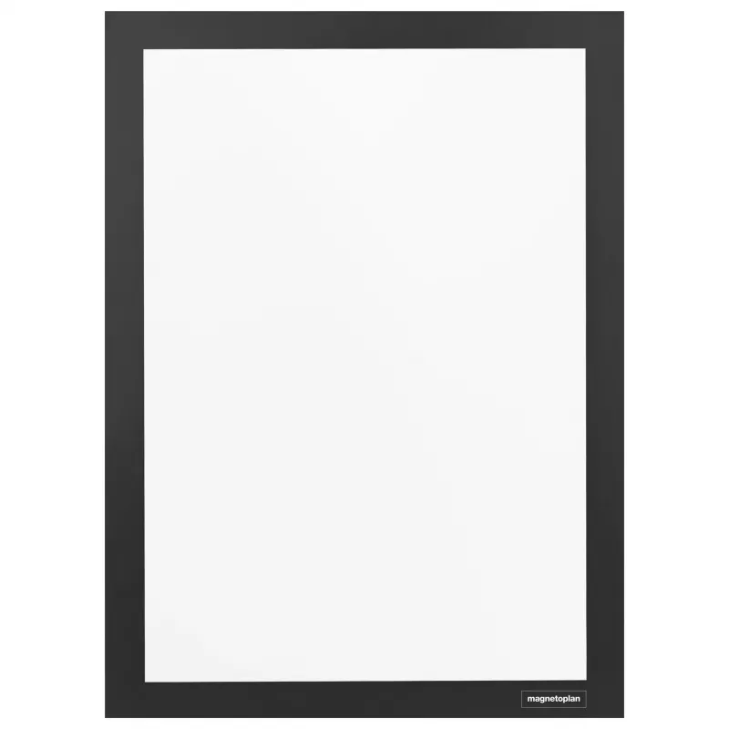 MAGNETOPLAN HOLTZ magnetofix infokehys DIN A5, musta, itseliimautuva, kaksipuolinen, avattava 1132212