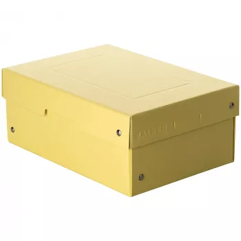 FALKEN PURE säilytyslaatikko 1250 arkkia pastellinkeltainen 18,0 x 25,0 x 10,0 cm, 1 kpl 22001944000F