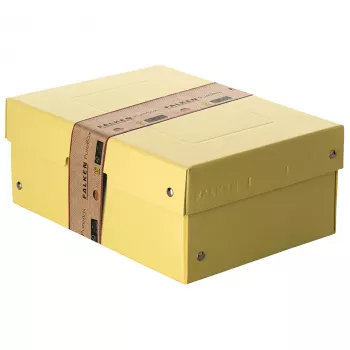 FALKEN PURE säilytyslaatikko 1250 arkkia pastellinkeltainen 18,0 x 25,0 x 10,0 cm, 1 kpl 22001944000F