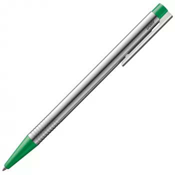 LAMY Logo kuulakärkikynä, mattavihreä lakka, ruostumaton teräsrunko, M16 sininen patruuna 1228040