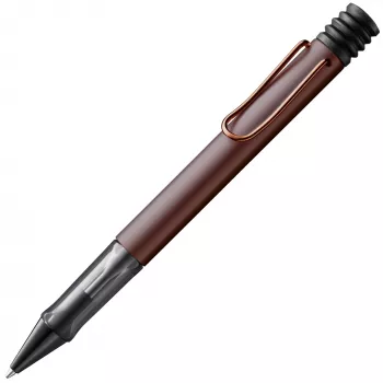 LAMY Lx kuulakärkikynä ruskea kultainen koristerengas musta muste 1234047