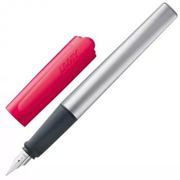 LAMY nexx täytekynä Crimson/hopea A-kärki aloittelijoille 1238592
