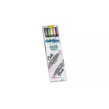 ONLINE USV 5 ONLINE® Calli.Brush Double Pastel sivellinkynät sekalaiset värit (19079)