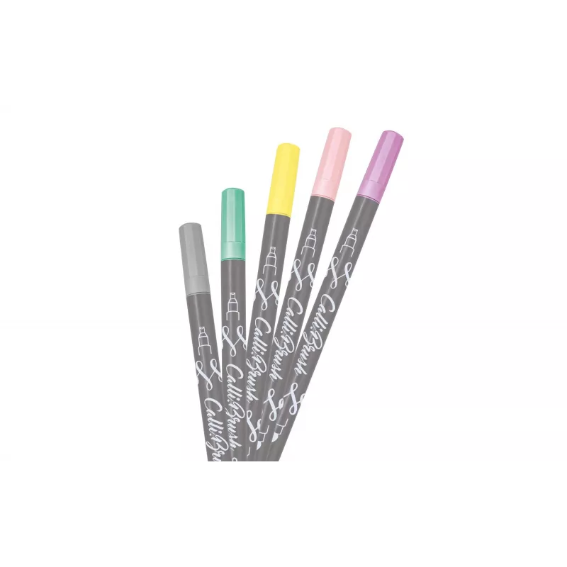 ONLINE USV 5 ONLINE® Calli.Brush Double Pastel sivellinkynät sekalaiset värit (19079)