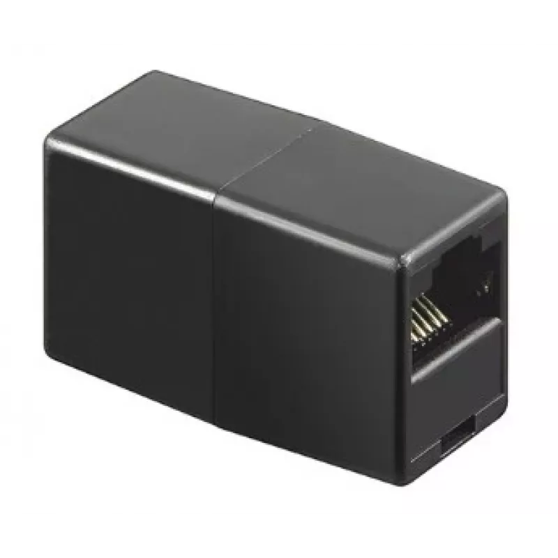 GoodConnections Alcasa MOD8-GC suojattu RJ45-liitäntä, Cat.6, liitin liittimeen, musta