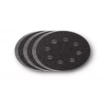 FEIN 115 mm tarrakiinnitteinen hiomalaikkasarja, 15 osaa, karkeudet P40/P60/P80, 8 reikää 63717233020