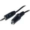 Good Connections AS-35V2 äänen jatkokaapeli 3,5 mm plugi liittimeen 2 m musta