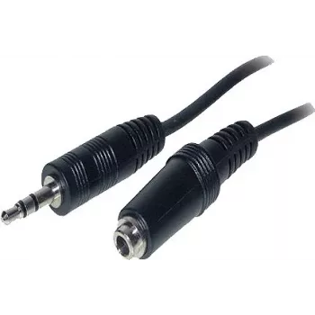 Good Connections AS-35V2 äänen jatkokaapeli 3,5 mm plugi liittimeen 2 m musta