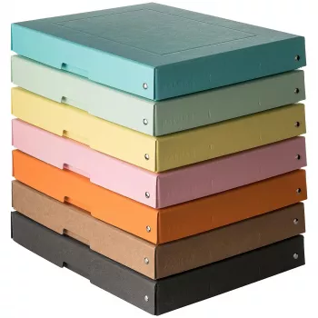 FALKEN PURE säilytyslaatikko 500 arkkia pastelli sekalainen 24 x 32 x 4 cm, 5 kpl 22001952000F