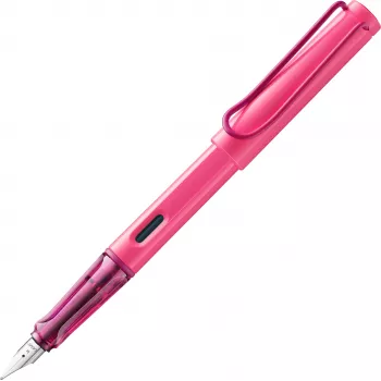 LAMY Safari täytekynä neonpinkki keskipaksu kärki (M) - 1241892