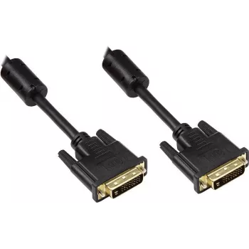 Good Connections DVI-D Dual Link -kaapeli 24+1 uros-uros kullatut koskettimet ferriittisydän musta 1,8 m (4310-DG2)