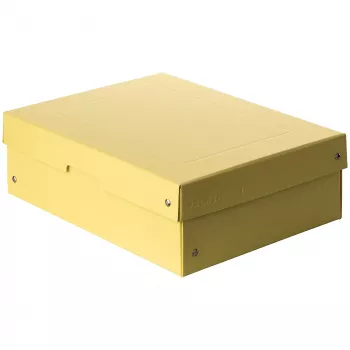 FALKEN PURE asiakirjasäilytyslaatikko 1250 arkkia pastellinkeltainen 24,0 x 32,0 x 10,0 cm 1 kpl 22001936000F