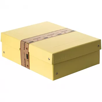 FALKEN PURE asiakirjasäilytyslaatikko 1250 arkkia pastellinkeltainen 24,0 x 32,0 x 10,0 cm 1 kpl 22001936000F