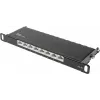GoodConnections Alcasa GC-N0130 Cat6a suojattu RJ45 Keystone -moduuli - 10GbE 22-26 AWG musta