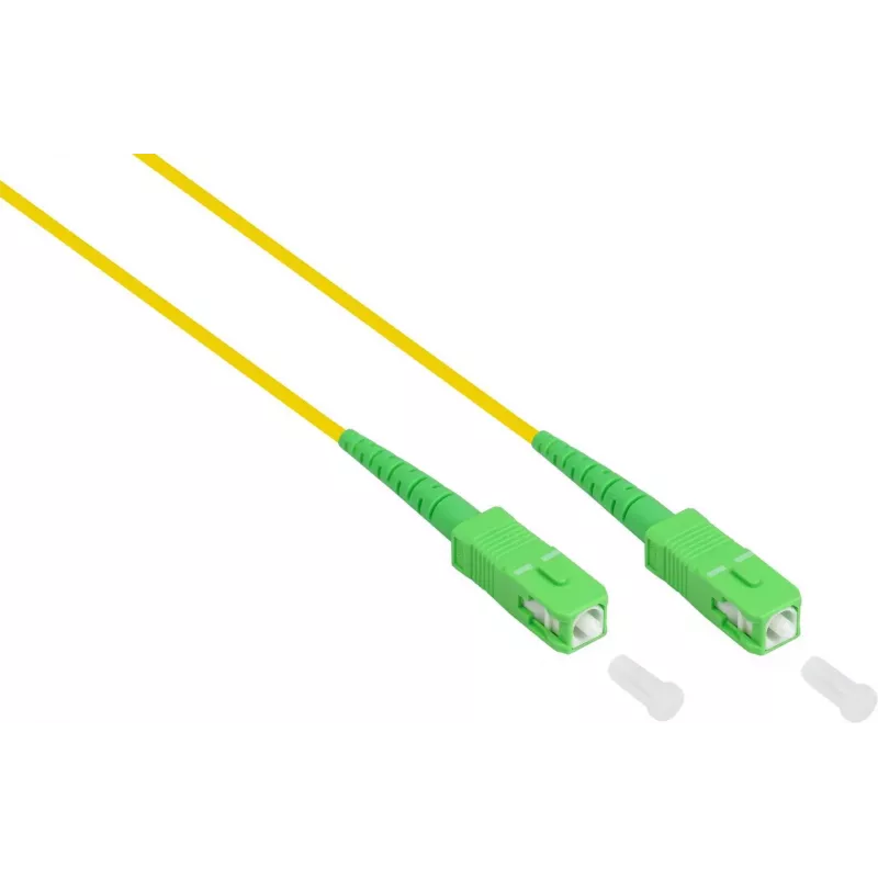 GoodConnections 1m OS2 yksimuotokuitu simplex LWL patch-kaapeli SC/APC - SC/APC, LSZH, 9/125µm LW-S901SASA