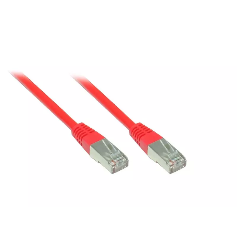 GoodConnections Cat. 5e SF/UTP patch-kaapeli, punainen, 1m 855R-010