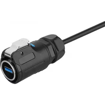 GoodConnections GC IC01-24U301 USB 3.0 kaapeli, Type-A uros - Type-A uros, 3 m, musta