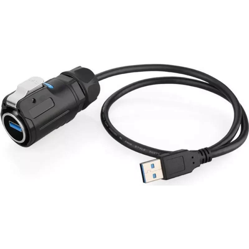 GoodConnections GC IC01-24U301 USB 3.0 kaapeli, Type-A uros - Type-A uros, 3 m, musta