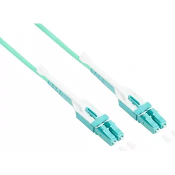Good Connections OM3 duplex monimuotokuitu LWL patch-kaapeli LC/LC Uniboot LSZH aqua 15m (LW-U815LC3)