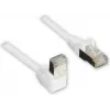 GoodConnections Cat. 5e F/UTP patch-kaapeli, 3m, valkoinen, kulma suoraan RJ45 805W-030EWI