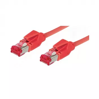GoodConnections Cat.6 S/FTP PiMF halogeeniton verkkokaapeli, Hirose-liitin, punainen, 1 m 8066-101R