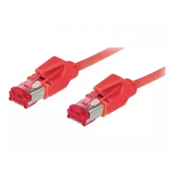 GoodConnections Cat.6 S/FTP PiMF halogeeniton verkkokaapeli, Hirose-liitin, punainen, 1 m 8066-101R