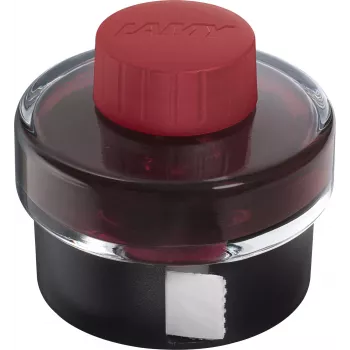 LAMY T 52 täytekynän mustepullo, sepia, 50 ml, integroitu mustekeräysallas ja tukeva jalusta 1240232
