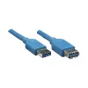 GoodConnections USB 3.0 jatkokaapeli A-uros - A-naaras, sininen, 1 m (2711-B01)