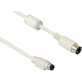 Good Connections PS/2 - AT näppäimistöadapterikaapeli (Mini DIN 6-pin uros - DIN 5-pin uros, 0,2 m, musta) 4251-STS