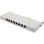 GoodConnections Alcasa GC-N0111 Cat6 suojattu RJ45 keystone-moduuli - harmaa