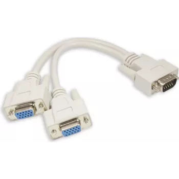 GoodConnections VGA Y-haarakaapeli 0,2 m musta P-4302Y