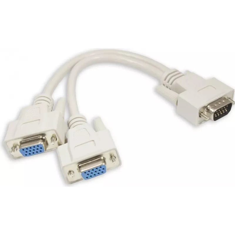 GoodConnections VGA Y-haarakaapeli 0,2 m musta P-4302Y