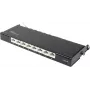 GoodConnections Alcasa GC-N0118 Cat.6a suojattu keystone-moduuli, työkaluton, RJ45, 10G, musta