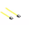 GoodConnections SATA III 6 Gb/s kaapeli metalliklipsillä, 0,30 m, keltainen 5047-A03Y